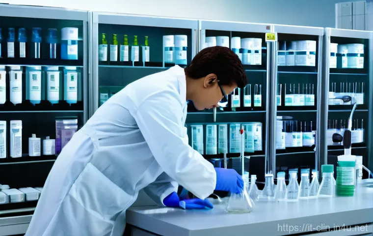 임상병리사로 전공 선택 이유 - **Prompt 2: Future of Biomedical Technology**
    A dynamic, futuristic biomedical laboratory filled...