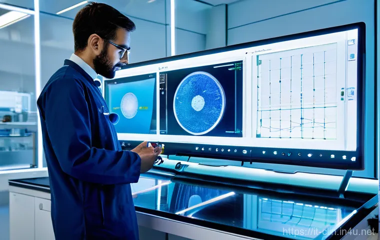 임상병리사의 하루 일과 - **Prompt:** A focused Biomedical Laboratory Technician (TSLB) in a bright, modern Italian diagnostic... 임상병리사의 하루 일과 - **Prompt:** A focused Biomedical Laboratory Technician (TSLB) in a bright, modern Italian diagnostic...