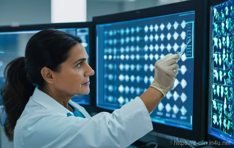 임상병리사의 주 52시간 근무제 - **Prompt:** A busy and somewhat overwhelmed clinical pathology laboratory in Italy during peak hours...
